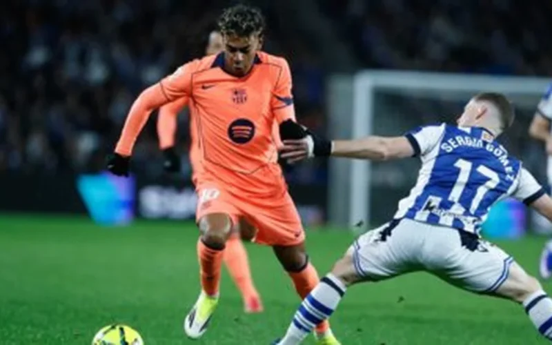 سقوط مفاجئ.. رقم سلبي يطارد برشلونة بعد هزيمة سوسييداد في الدوري الإسباني